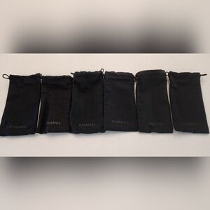 CHANEL Elegant Black Eyeglass Pouches 6